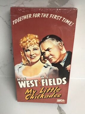 Vintage VHS My Little Chickadee Film 1940 Classic NIB